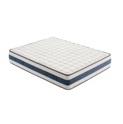 Colchón viscoelástico Luxury Air Balance núcleo HR blanco/azul 30 cm
