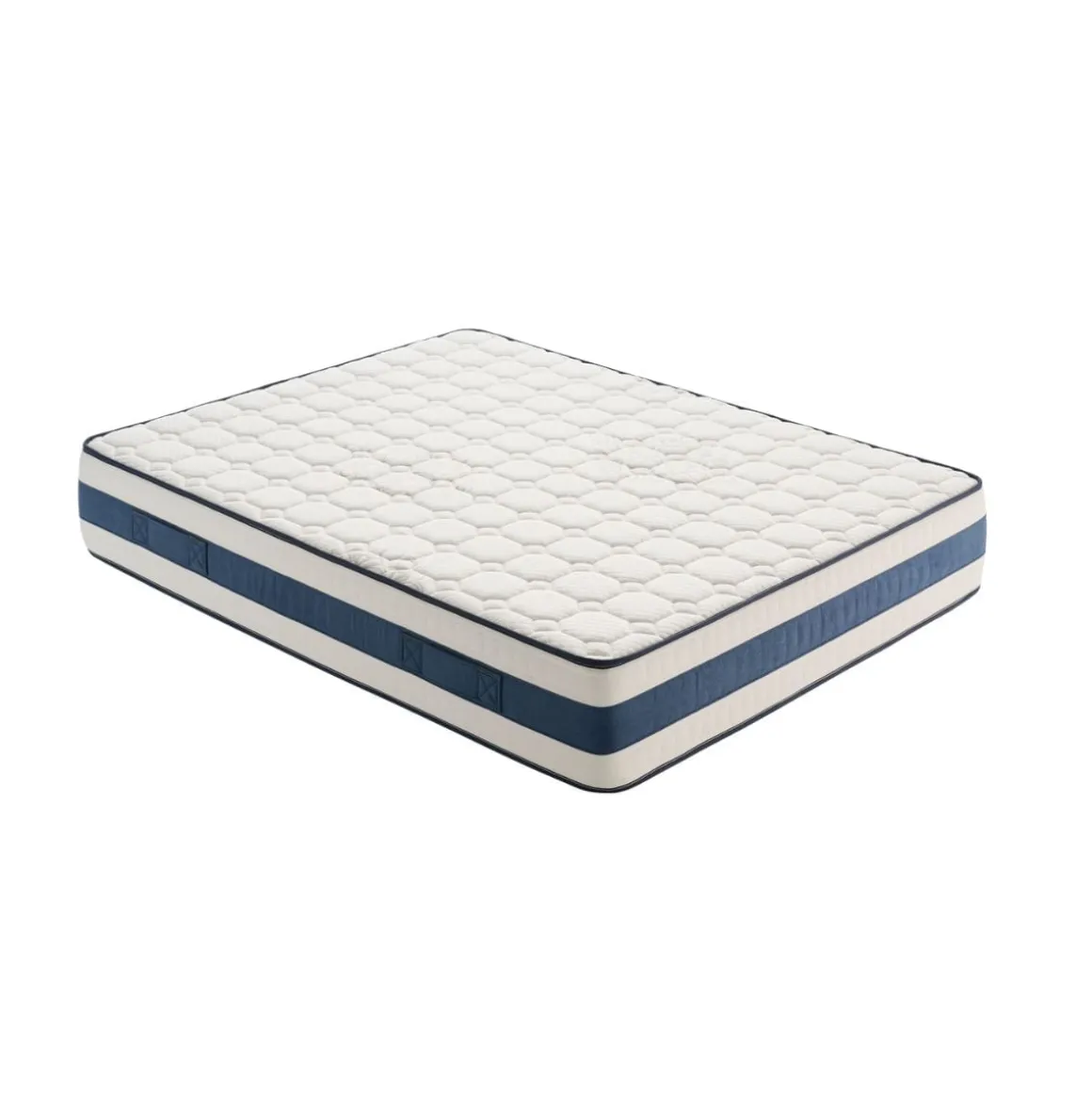 Colchón viscoelástico Luxury Air Balance núcleo HR blanco/azul 30 cm