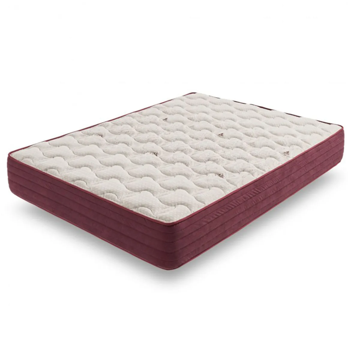 Colchón viscoelástico Luxury Spirit Plus Matris núcleo Bio Confort Plus granate