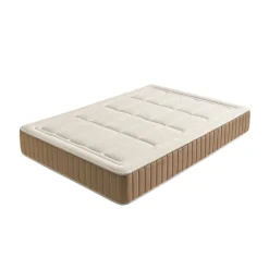Colchón viscoelástico Serenity núcleo HR media-alta beige 22 cm