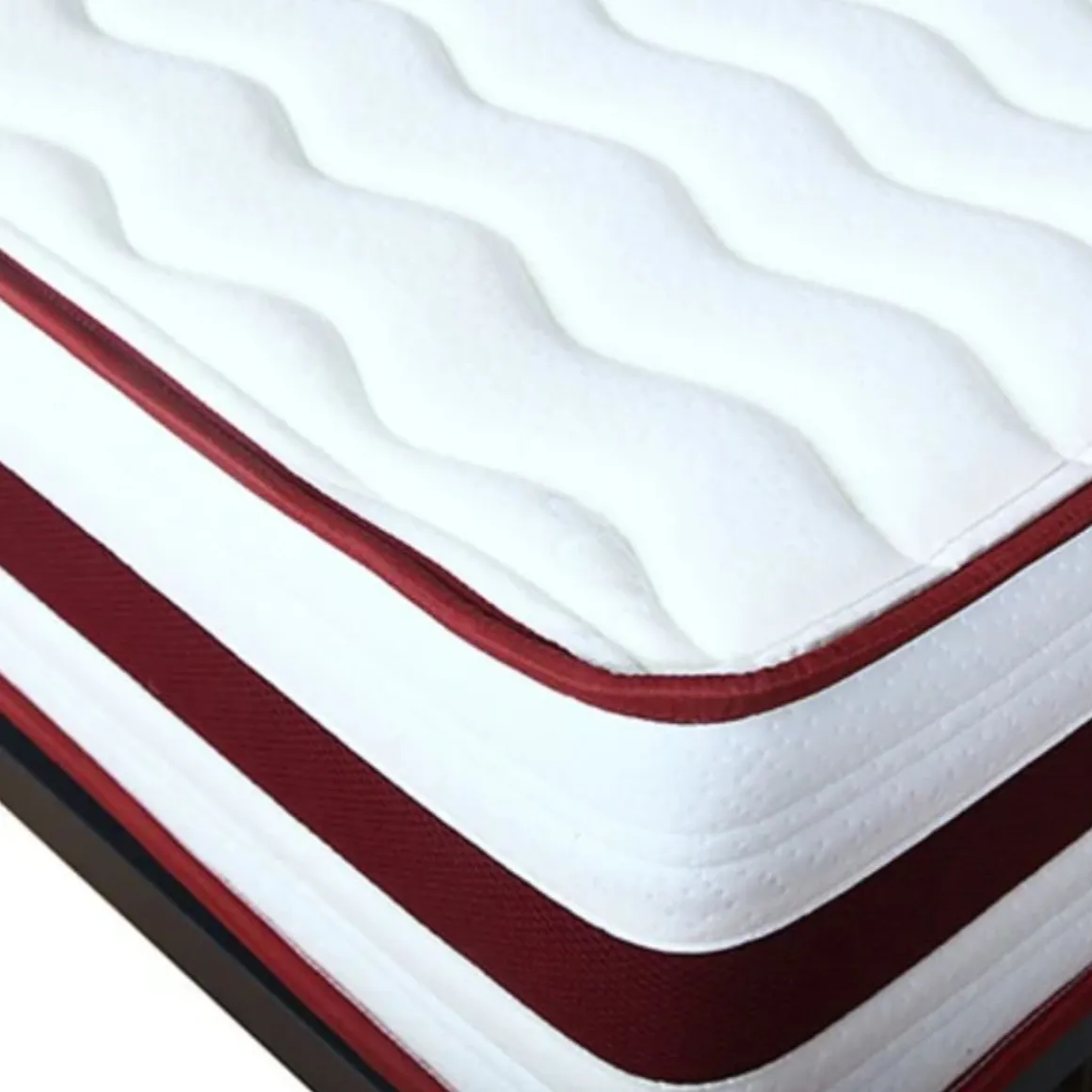 Colchón viscoelástico Therapy 16 núcleo HR blanco/rojo 18 cm