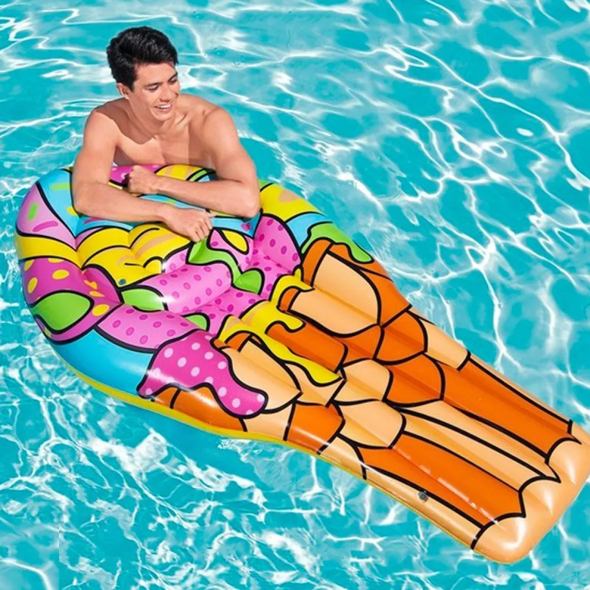 Colchoneta helado Pop Art Bestway 188x95 cm