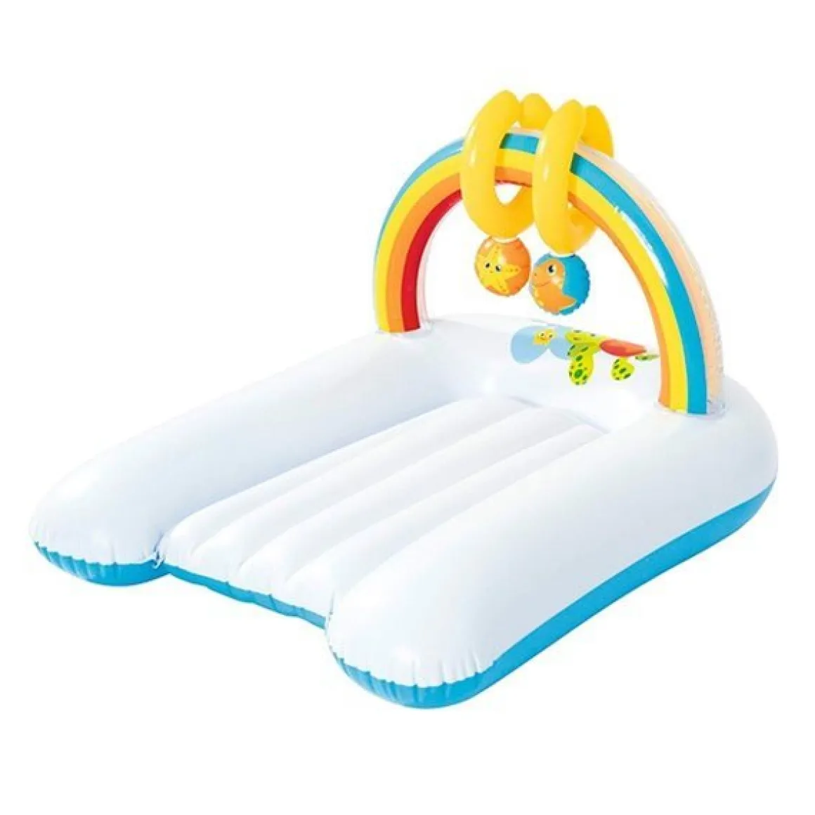 Colchoneta hinchable cambiador Bestway con juguetes sonoros 81 x 63 cm