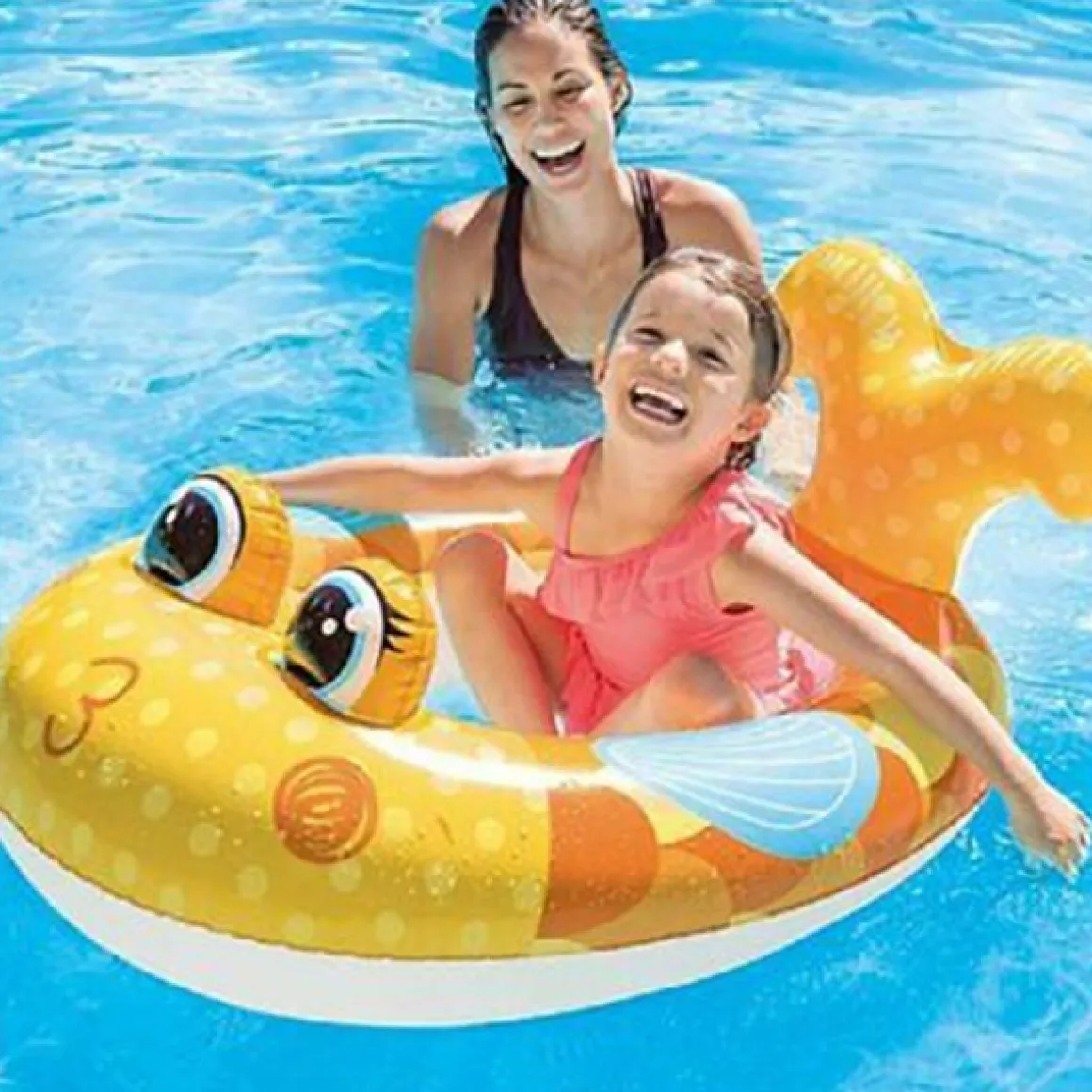 Colchoneta hinchable infantil Pez amarillo +3 años