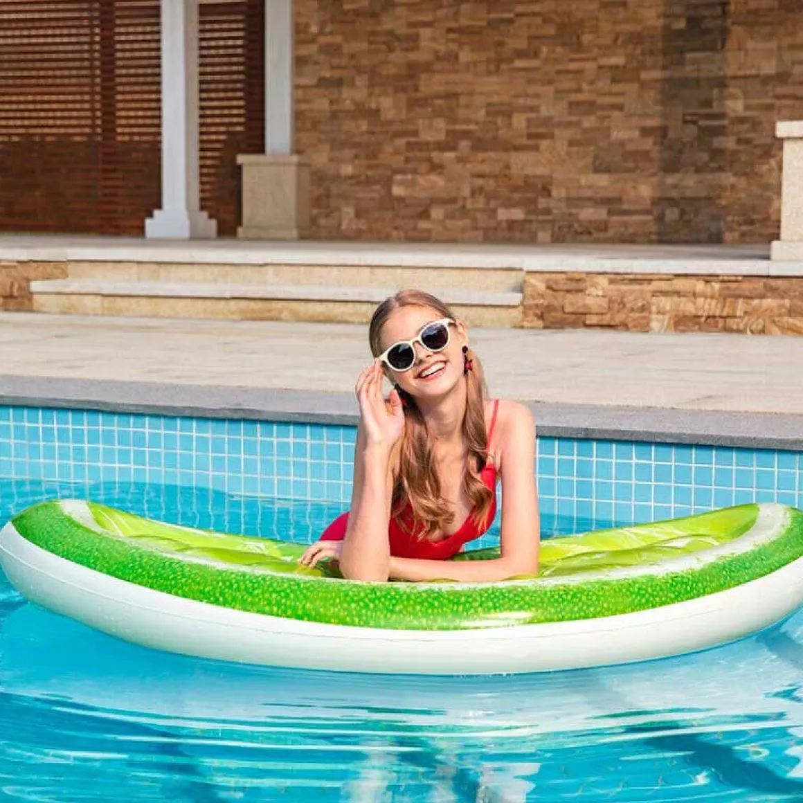 Colchoneta hinchable Lima Bestway verde 171x89 cm
