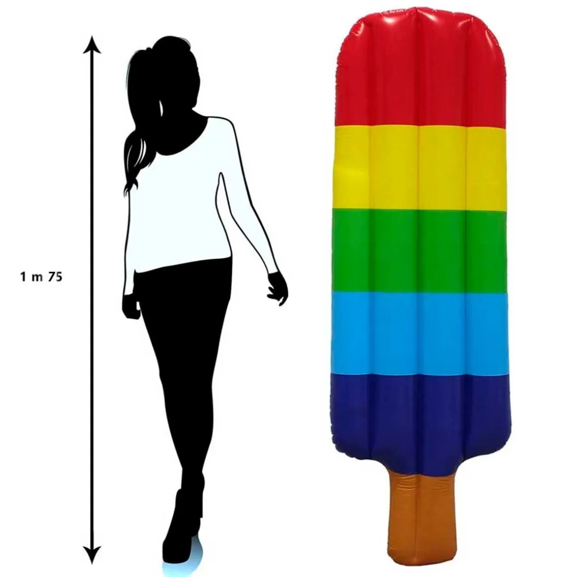 Colchoneta inflable Helado JetLag +6A multicolor 175 cm