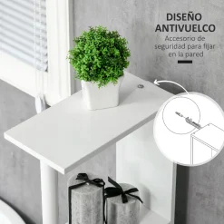 Columna de baño Dallas Kleankin 2 estantes + 2 armarios 118x29,8x15,2 cm