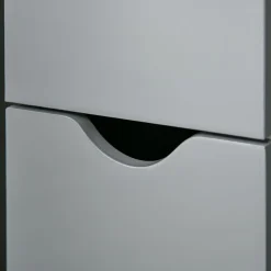 Columna de baño Dallas Kleankin 2 estantes + 2 armarios 118x29,8x15,2 cm
