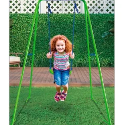 Columpio infantil Aktive Sports +3A verde 179x140x140 cm