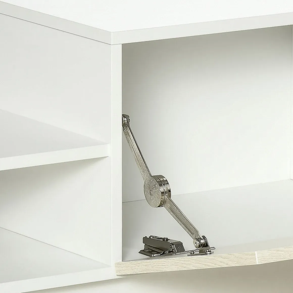 Composición de salón Antares Homcom con estantería natural
