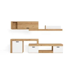 Composición de salón Argos Extend 2 293 cm natural/blanco mate