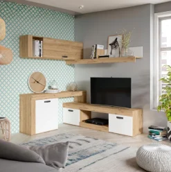 Composición de salón Argos Extend 2 293 cm natural/blanco mate