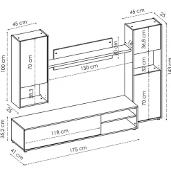 Composición de salón Luka