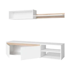 Composición de salón Súper Ego blanco mate/Sahara 160 cm