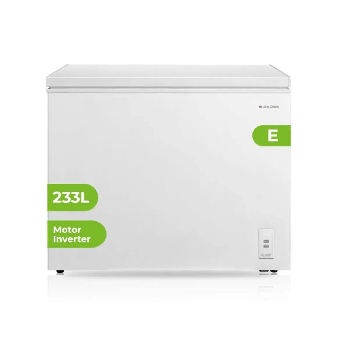Congelador horizontal Aspes ACHH2500ENFDC 233L No Frost E blanco 98,6 cm