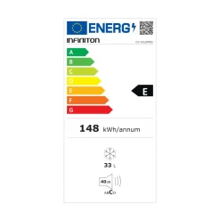 Congelador vertical Infiniton CV-33L5WEC 33L Defrost E blanco 51 cm