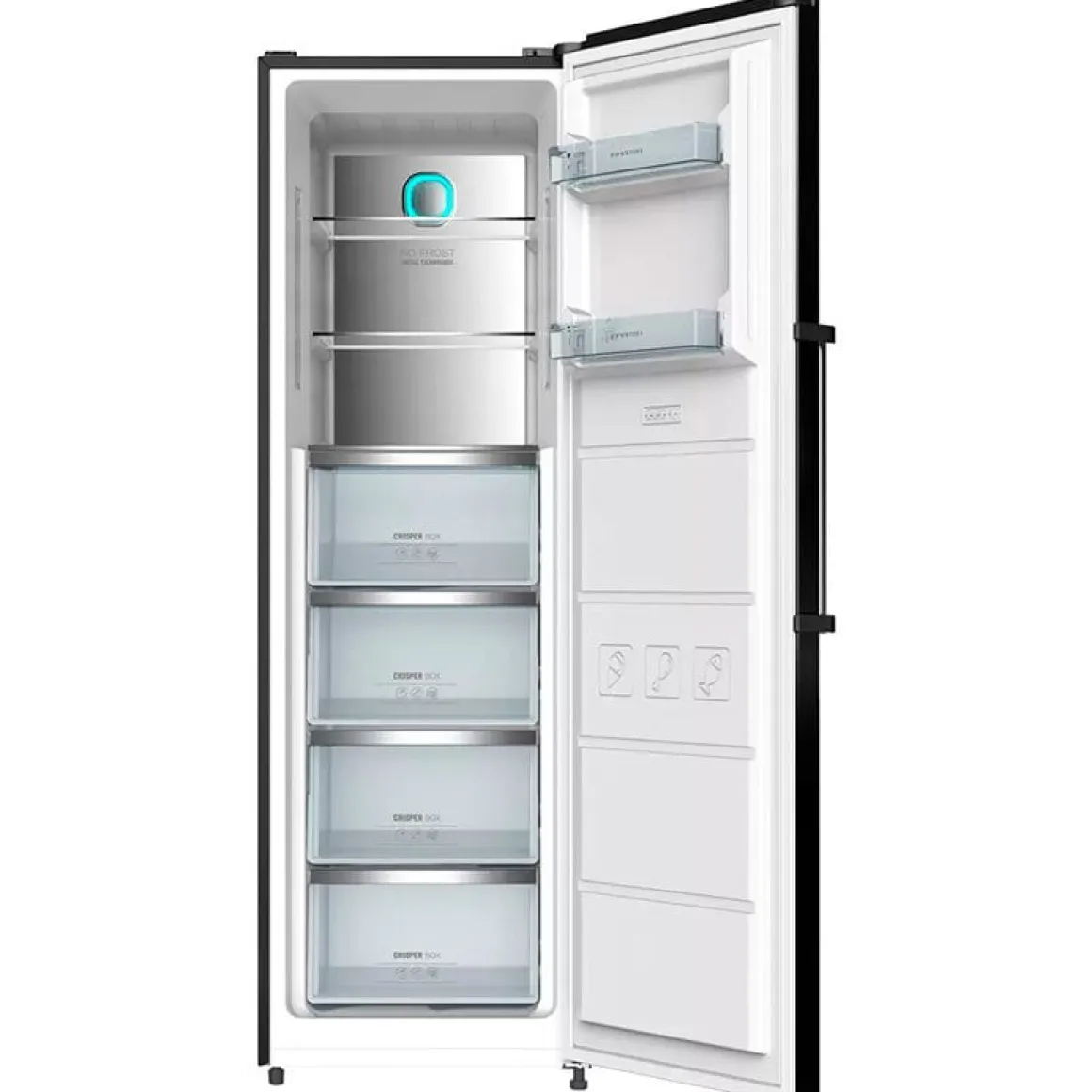 Congelador Vertical Infiniton Cv 19dst No Frost 282l E Negro