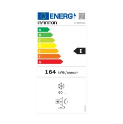 Congelador vertical Infiniton CV-88L8WEK Defrost 85L E blanco 84,5 cm