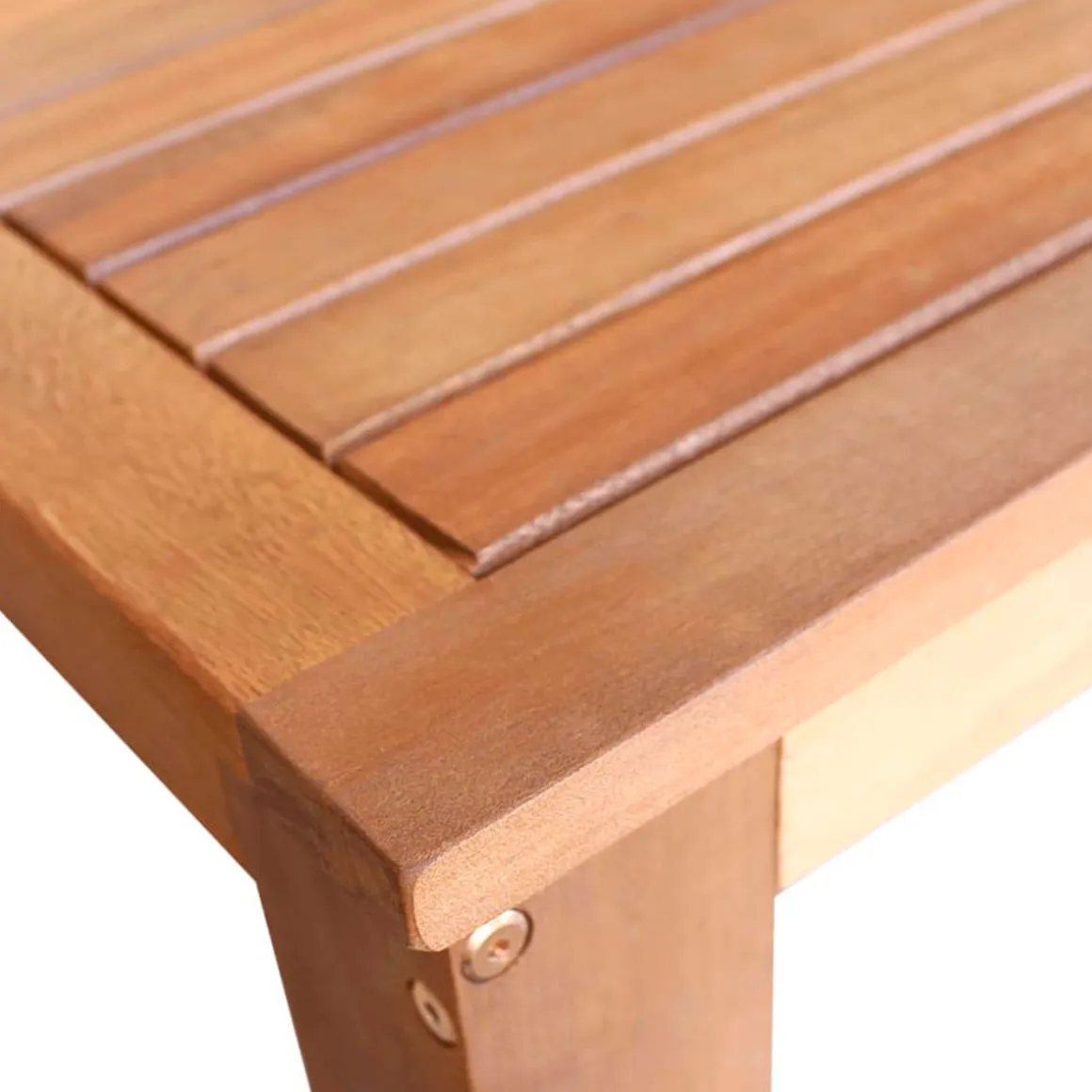 Conjunto de cocina Guadalupe 1 mesa alta + 6 taburetes madera natural
