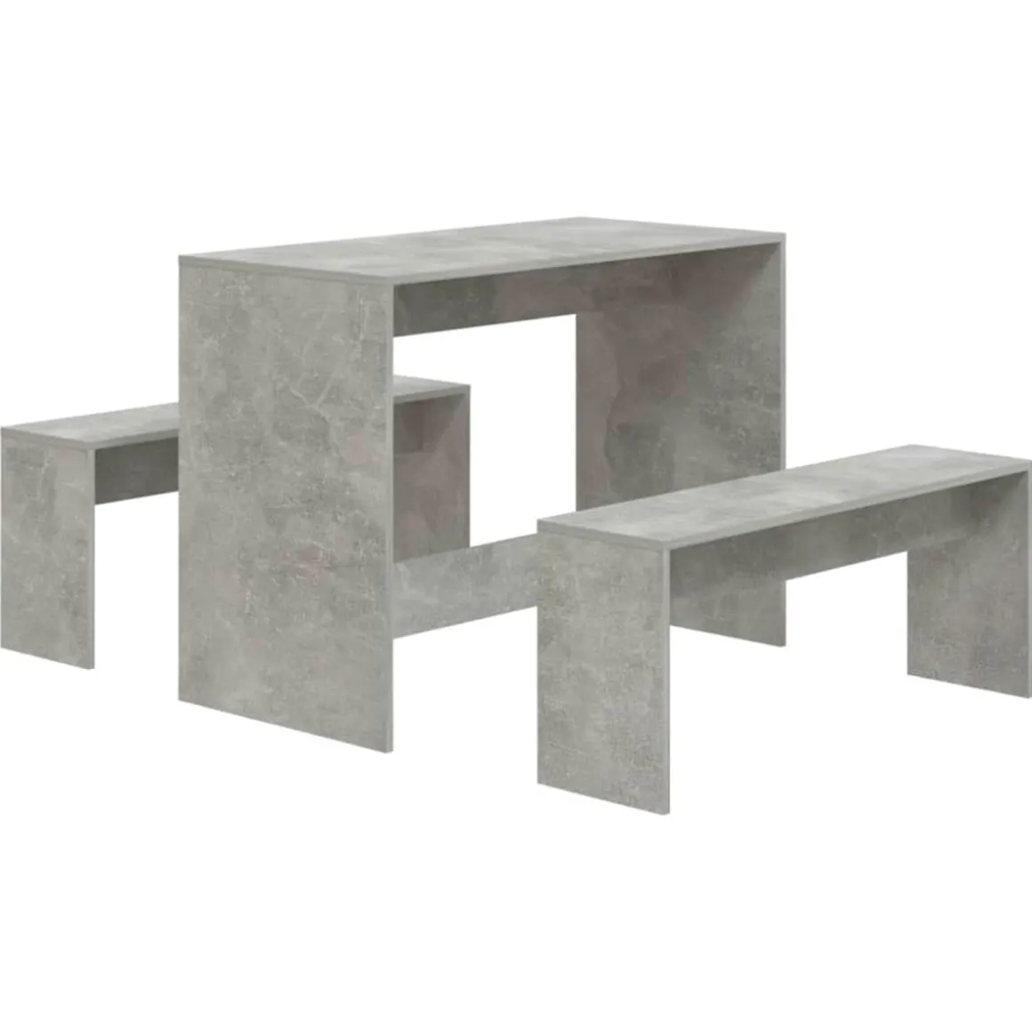 Conjunto de comedor Jamaica 1 mesa + 2 bancos