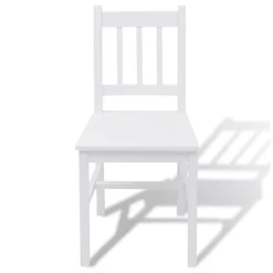 Conjunto de comedor Larisa 1 mesa + 4 sillas blanco