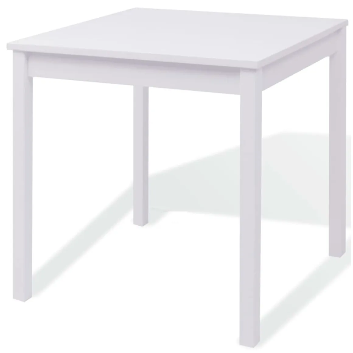 Conjunto de comedor Larisa 1 mesa + 4 sillas blanco