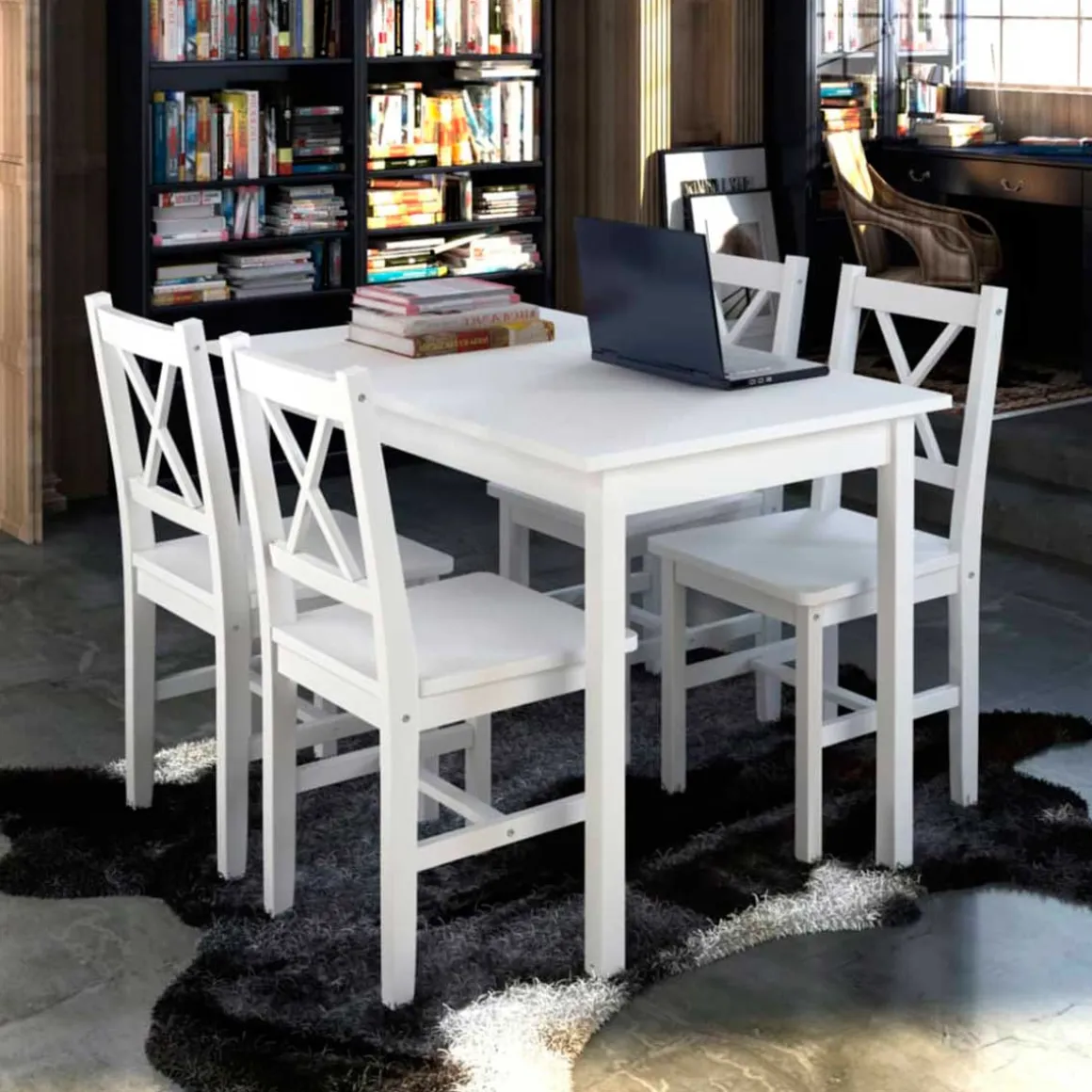 Conjunto de comedor Mabel 1 mesa + 4 sillas