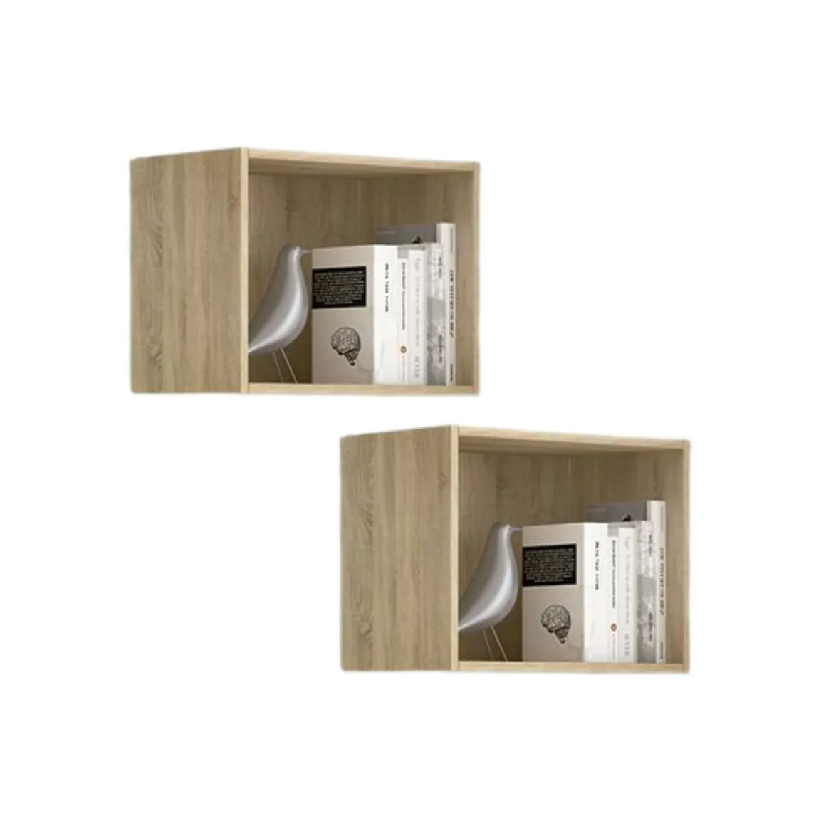 Conjunto de dormitorio Champion 4 piezas cambria/blanco
