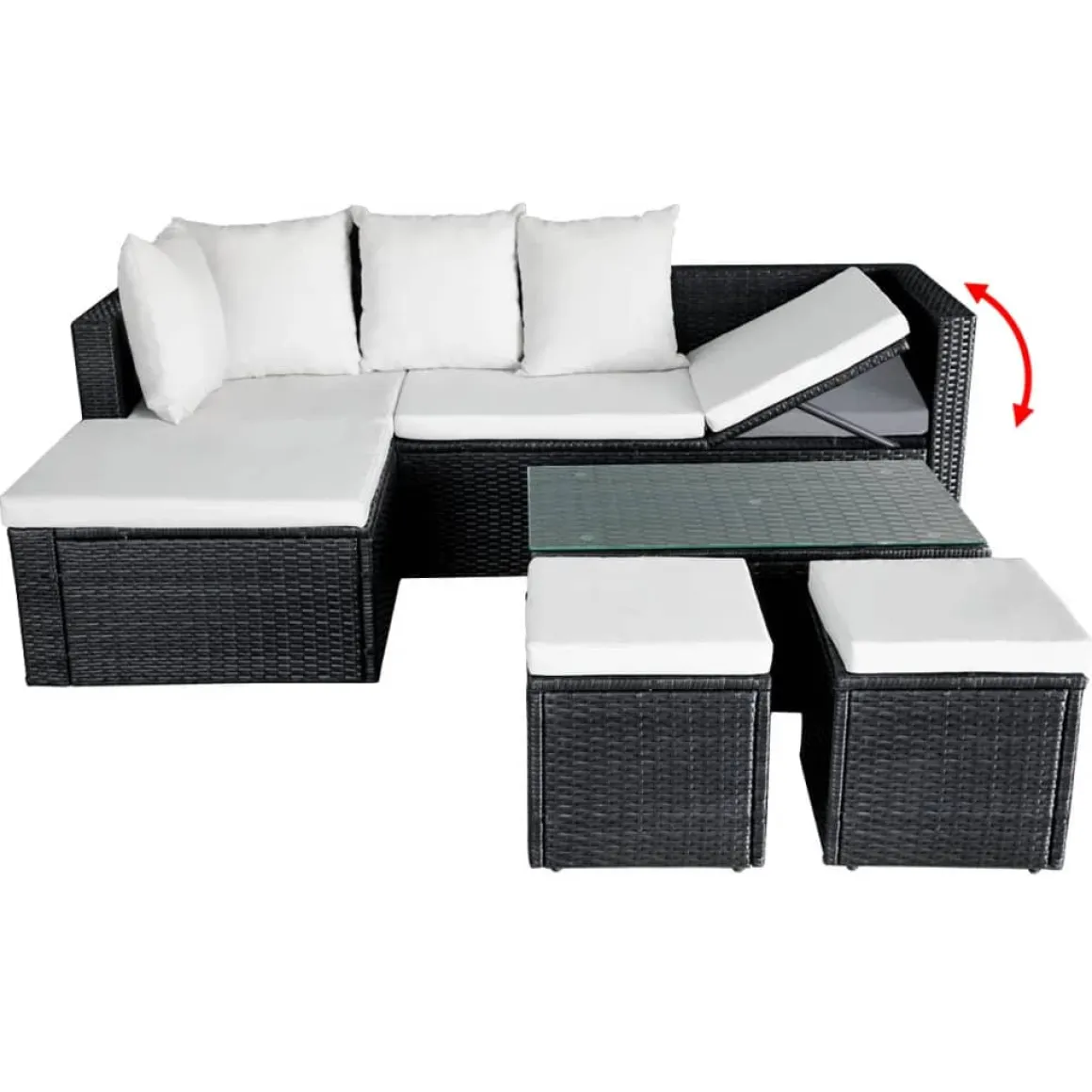 Conjunto de exterior Delmont 4 piezas