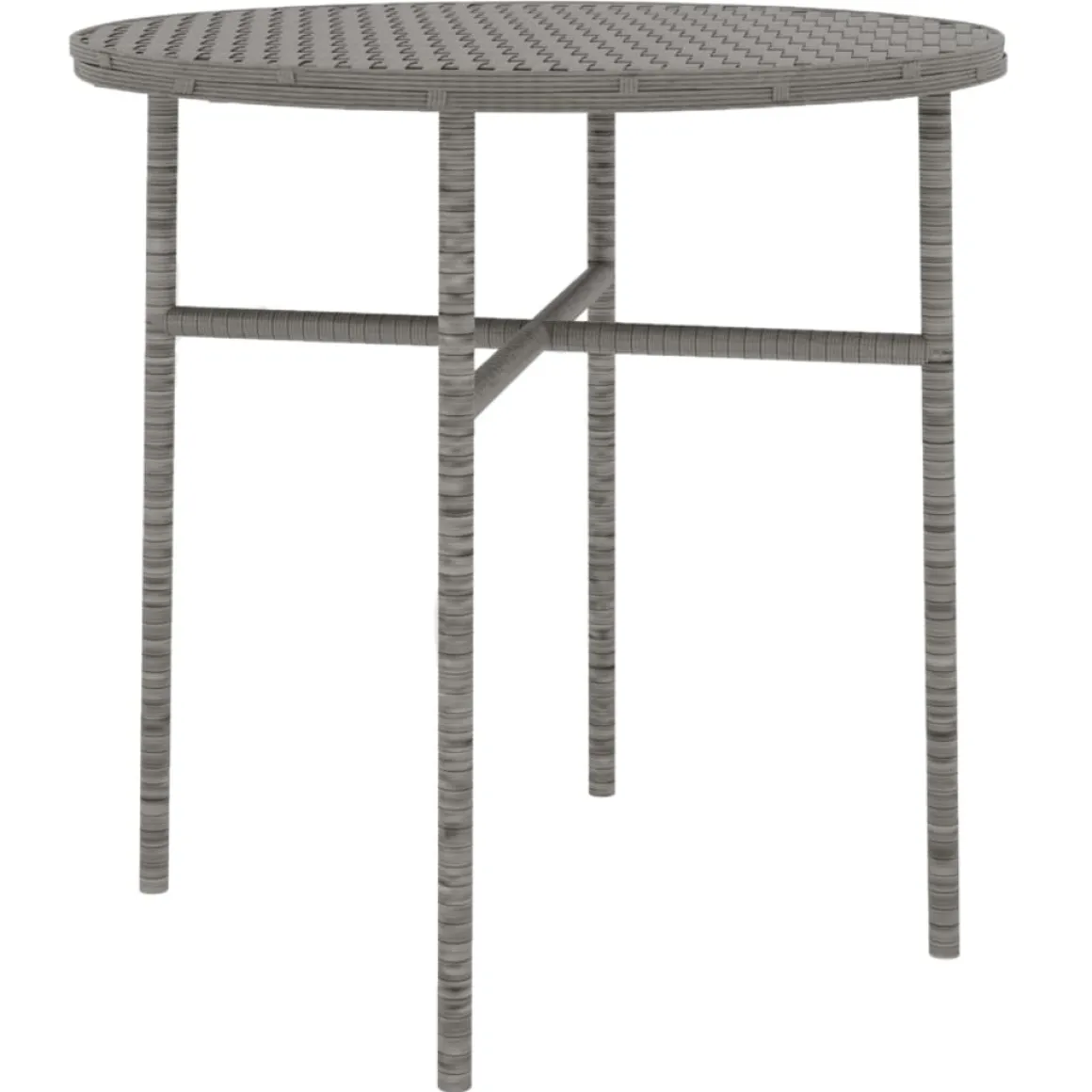 Conjunto de jardín 1 mesa redonda + 2 sillones