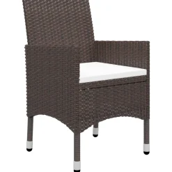 Conjunto de jardín 1 mesa+4 sillones con cojines