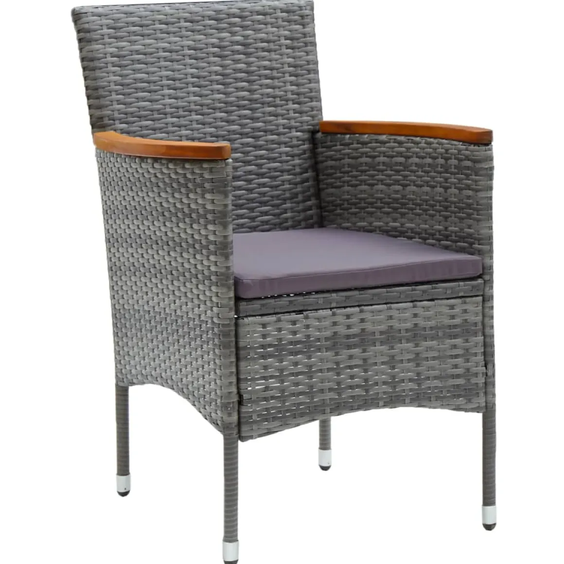 Conjunto de jardín 1 mesa+6 sillones con cojines