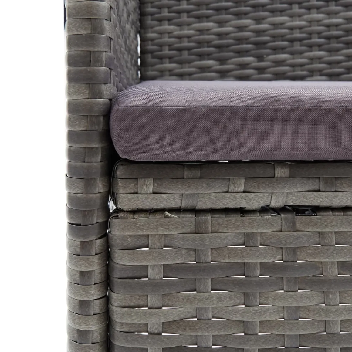 Conjunto de jardín 1 mesa+6 sillones con cojines