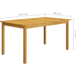 Conjunto de jardín 1 mesa+6 sillones con cojines