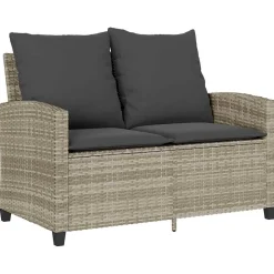 Conjunto de jardín Aracar sofá doble + mesa