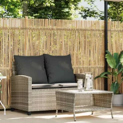 Conjunto de jardín Aracar sofá doble + mesa