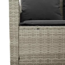 Conjunto de jardín Aracar sofá doble + mesa