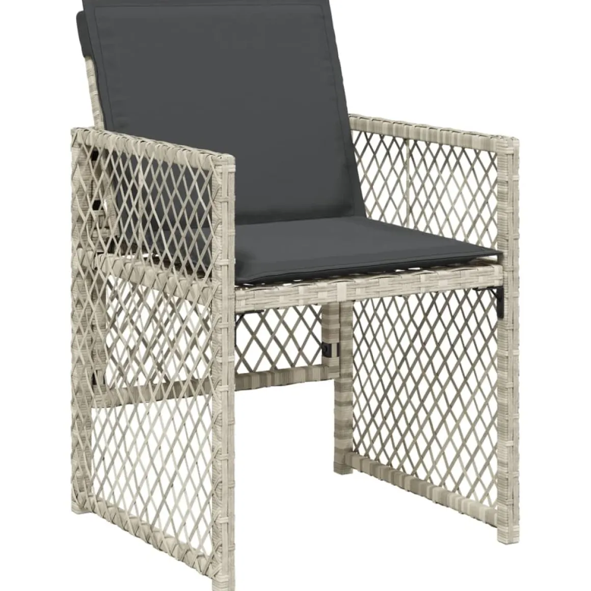 Conjunto de jardín Bombay mesa + 4 sillones + cojines