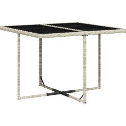 Conjunto de jardín Bombay mesa + 4 sillones + cojines