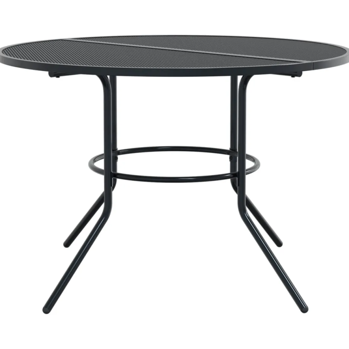 Conjunto de jardín Brulle 4 sillas + mesa antracita