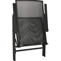Conjunto de jardín Brulle 4 sillas + mesa antracita