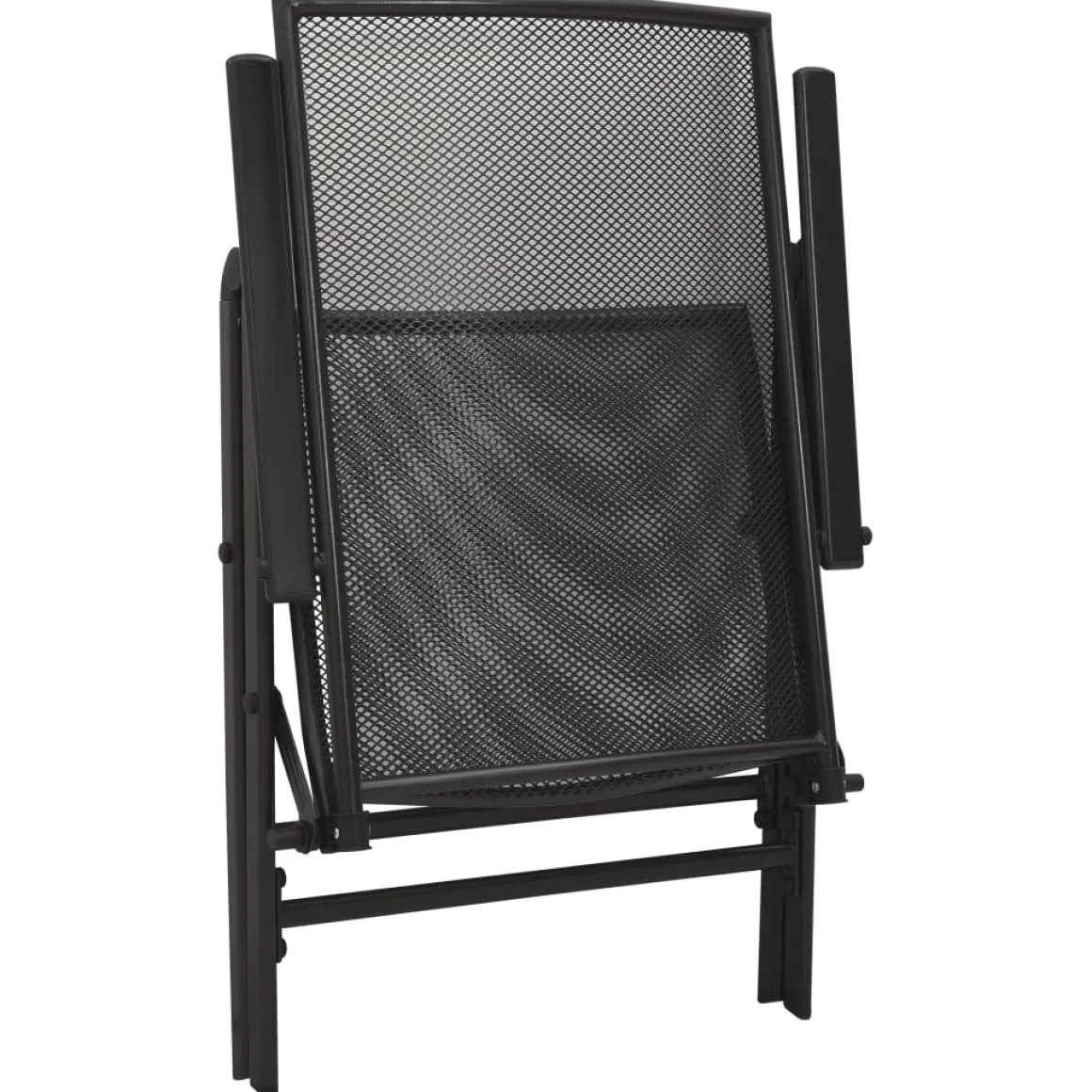 Conjunto de jardín Brulle 4 sillas + mesa antracita