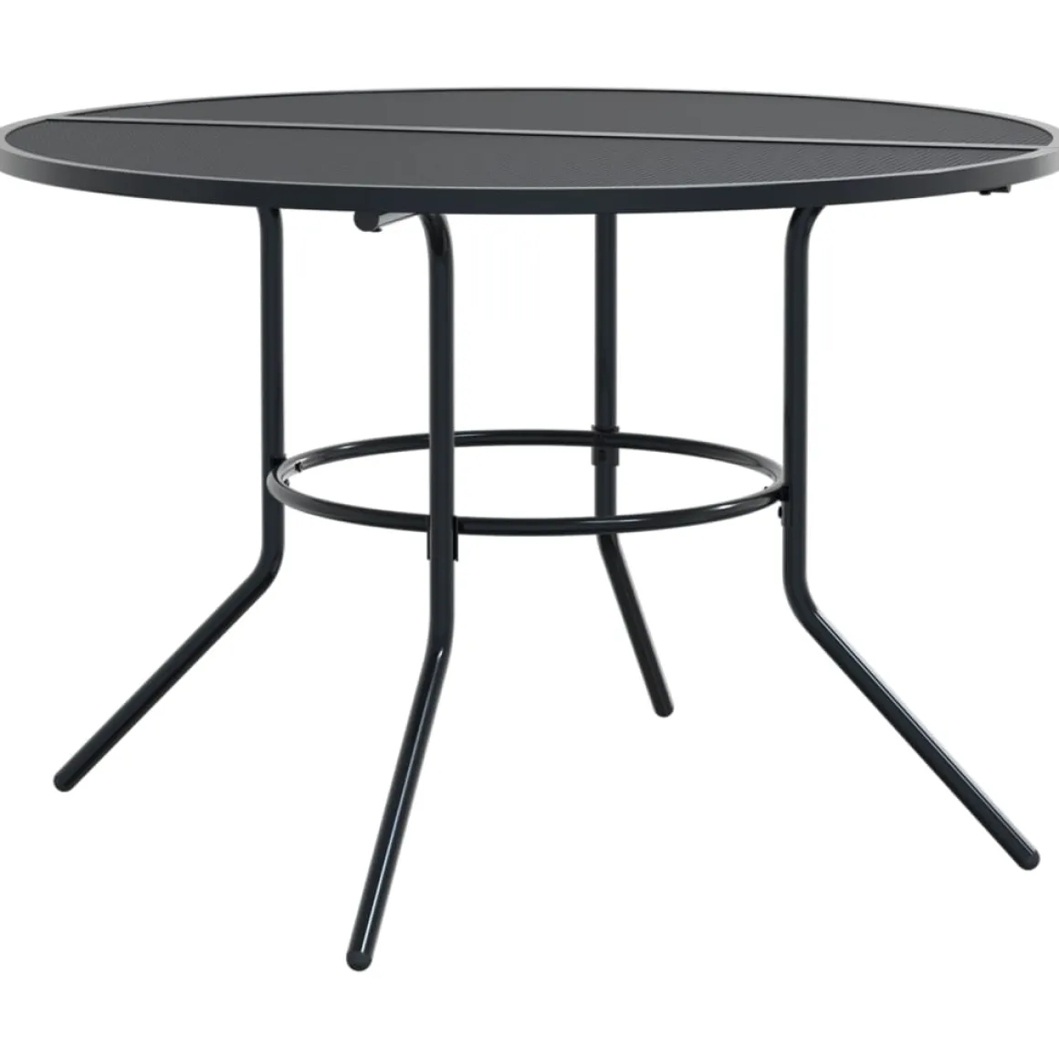 Conjunto de jardín Brulle 4 sillas + mesa antracita