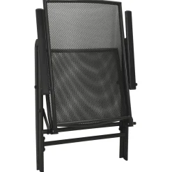 Conjunto de jardín Brulle 6 sillas + mesa antracita