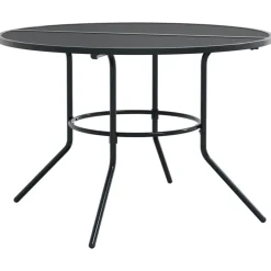 Conjunto de jardín Brulle 6 sillas + mesa antracita