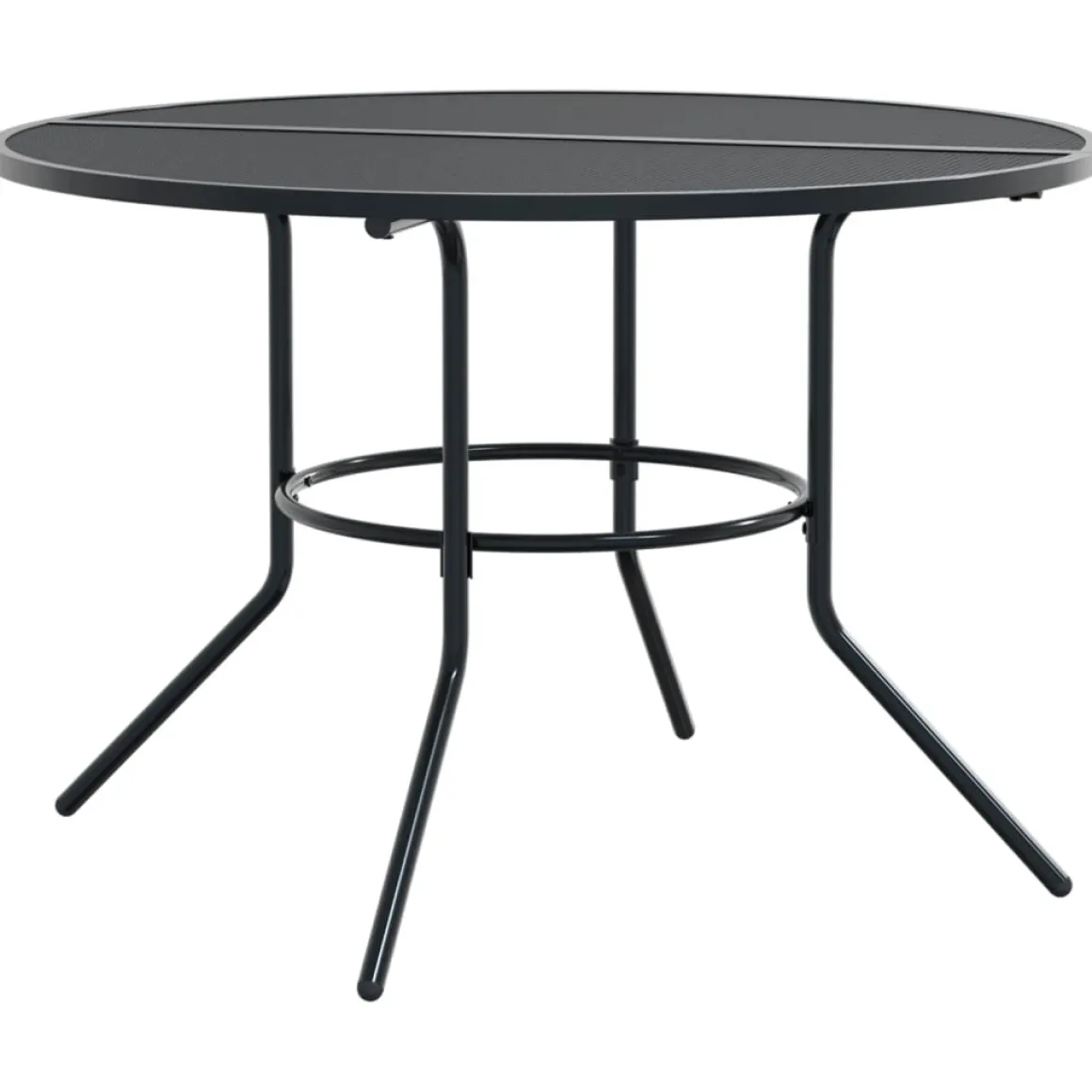 Conjunto de jardín Brulle 6 sillas + mesa antracita