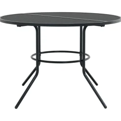 Conjunto de jardín Brulle 6 sillas + mesa antracita