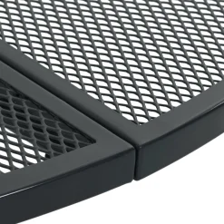 Conjunto de jardín Brulle 6 sillas + mesa antracita