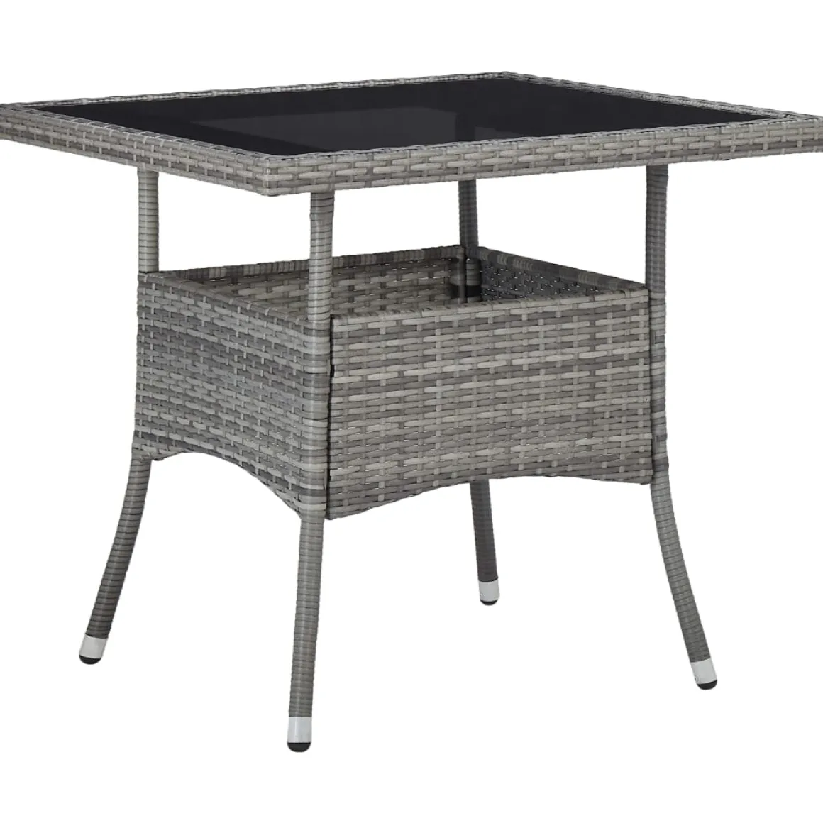 Conjunto de jardín con mesa y 2 sillones con cojines