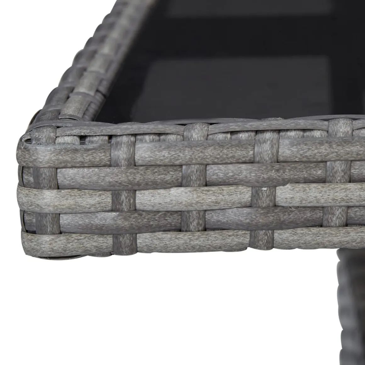 Conjunto de jardín con mesa y 2 sillones con cojines